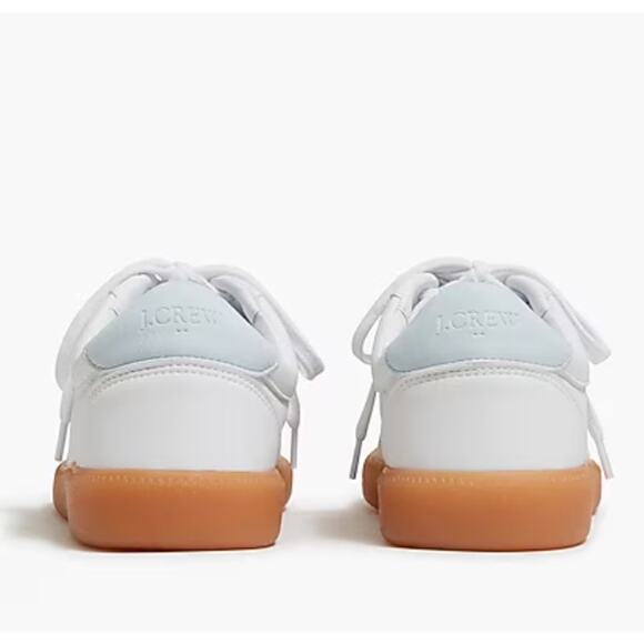 J Crew City Tour Sneakers 9.5 White Cream NWT CA764 J.Crew Gum Sole Comfort - Picture 3 of 7
